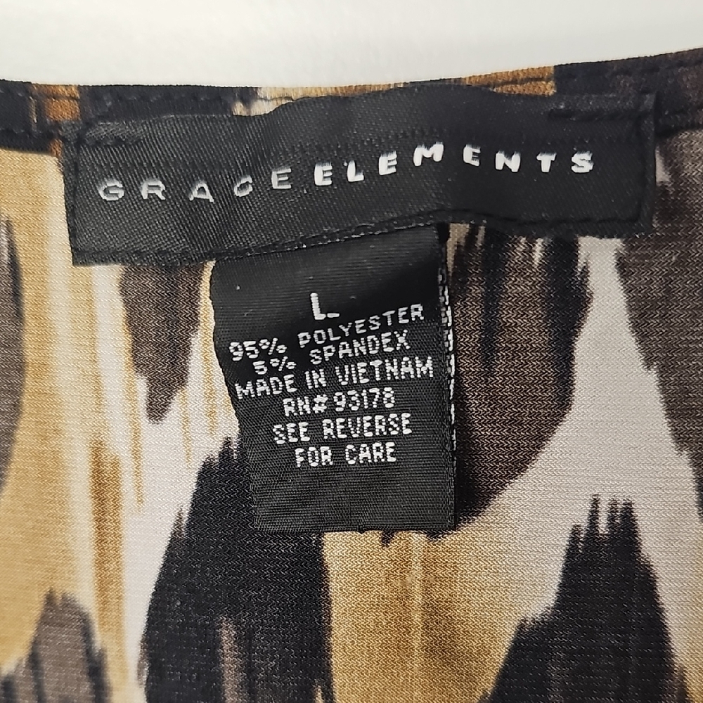 Grace Elements Animal Print‎ Blouse - Picture 2 of 5